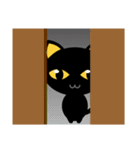 黒猫缶（個別スタンプ：38）