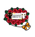 黒猫缶（個別スタンプ：40）