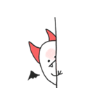 天使と悪魔とときどきひよこ（個別スタンプ：1）