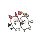 天使と悪魔とときどきひよこ（個別スタンプ：23）