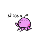 Alien octopus（個別スタンプ：35）