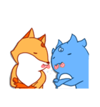 Aoten ＆ Fox（個別スタンプ：14）