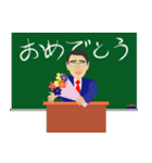 岡田先生の授業風景（個別スタンプ：39）