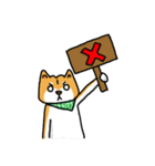 only the white of the firewood（個別スタンプ：7）