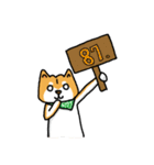 only the white of the firewood（個別スタンプ：8）
