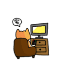 only the white of the firewood（個別スタンプ：12）