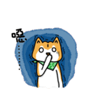 only the white of the firewood（個別スタンプ：13）