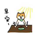 only the white of the firewood（個別スタンプ：19）