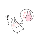 すきすき恋うさぎ（個別スタンプ：3）