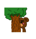 クマさんの休日（個別スタンプ：3）