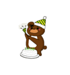 クマさんの休日（個別スタンプ：5）