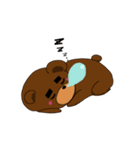 クマさんの休日（個別スタンプ：11）