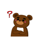クマさんの休日（個別スタンプ：14）