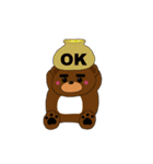 クマさんの休日（個別スタンプ：17）
