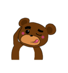 クマさんの休日（個別スタンプ：34）