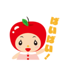 リンゴちゃん おはなしスタンプ（個別スタンプ：2）