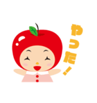 リンゴちゃん おはなしスタンプ（個別スタンプ：3）