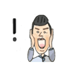 the man with sexy and full lips（個別スタンプ：3）