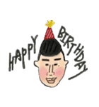 the man with sexy and full lips（個別スタンプ：15）