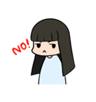 Nope Girl（個別スタンプ：5）