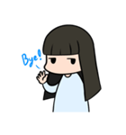 Nope Girl（個別スタンプ：16）