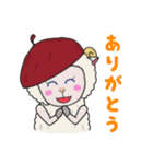 帽子なアニマルズ（個別スタンプ：3）
