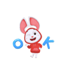 Cute Rabbit Bibi（個別スタンプ：1）
