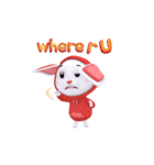 Cute Rabbit Bibi（個別スタンプ：20）