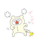 ネコグマ（個別スタンプ：9）