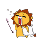 気ままなライオン らいすけ（個別スタンプ：3）
