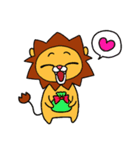 気ままなライオン らいすけ（個別スタンプ：18）