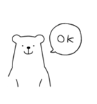 吹き出しくまさん（個別スタンプ：5）