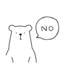 吹き出しくまさん（個別スタンプ：6）