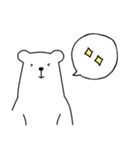 吹き出しくまさん（個別スタンプ：21）