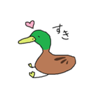 緑の鴨（個別スタンプ：5）