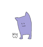 ムラサキ猫（個別スタンプ：2）