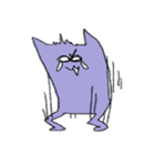 ムラサキ猫（個別スタンプ：10）