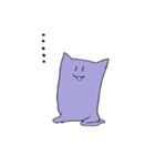 ムラサキ猫（個別スタンプ：14）