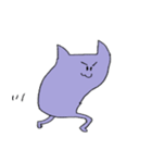 ムラサキ猫（個別スタンプ：20）