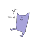 ムラサキ猫（個別スタンプ：24）