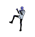 LAZY ALIENS - モノクローム（個別スタンプ：20）