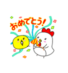 動く！ベスコッコ＆ひよこっこ（個別スタンプ：10）
