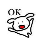 白い生きものたち（個別スタンプ：15）