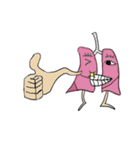 A strange respiratory therapist（個別スタンプ：13）