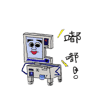 A strange respiratory therapist（個別スタンプ：14）