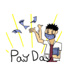 A strange respiratory therapist（個別スタンプ：18）