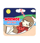 ハワイアンキッズスタンプ（個別スタンプ：9）
