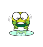 Mischievous Green Frog Animated（個別スタンプ：2）