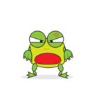 Mischievous Green Frog Animated（個別スタンプ：3）