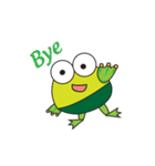 Mischievous Green Frog Animated（個別スタンプ：9）